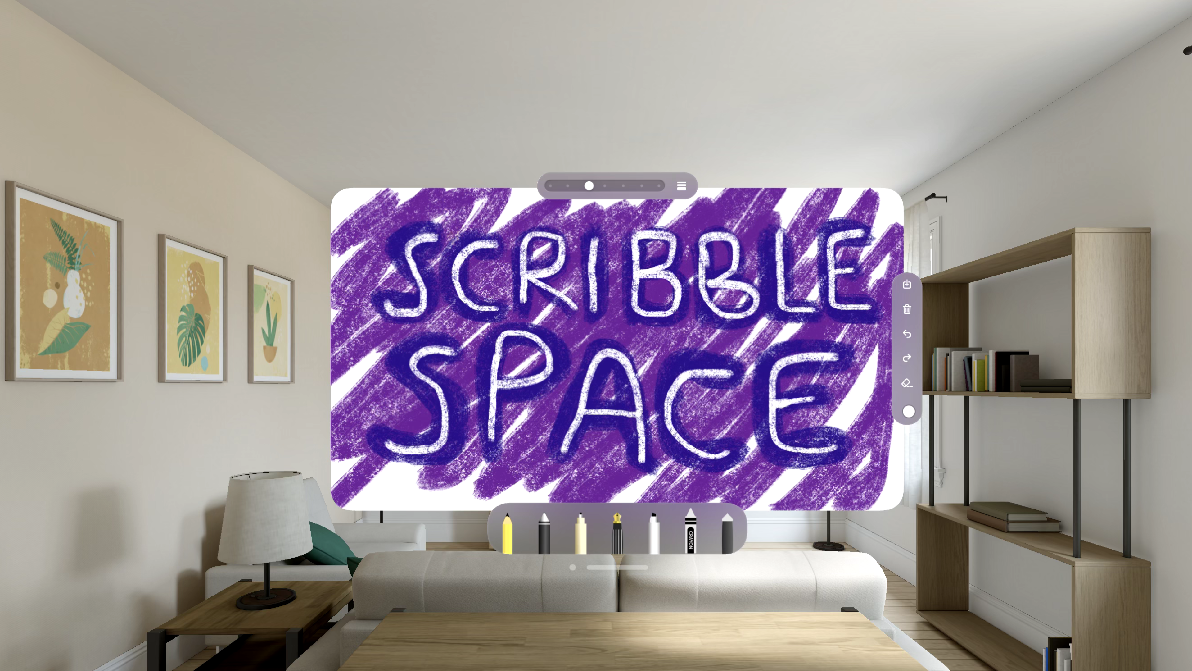 Scribble Space: Finger Drawing